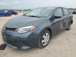 Salvage cars for sale from Copart Houston, TX: 2015 Toyota Corolla L
