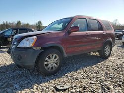 Salvage cars for sale at Candia, NH auction: 2005 Honda CR-V EX