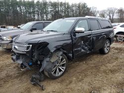 Ford Expedition salvage cars for sale: 2021 Ford Expedition Max Platinum