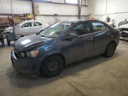 Vehiculos salvage en venta de Copart Nisku, AB: 2013 Chevrolet Sonic LT