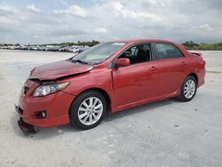Salvage cars for sale from Copart West Palm Beach, FL: 2009 Toyota Corolla Base