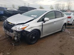 Salvage cars for sale from Copart Elgin, IL: 2013 Toyota Prius