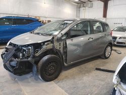 Salvage cars for sale from Copart Milwaukee, WI: 2015 Nissan Versa Note S