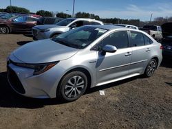 Salvage cars for sale at East Granby, CT auction: 2020 Toyota Corolla LE