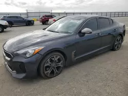 Salvage cars for sale from Copart Fresno, CA: 2021 KIA Stinger