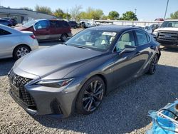 Salvage cars for sale at Sacramento, CA auction: 2023 Lexus IS 350 F Sport Design