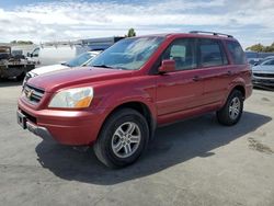 Honda Pilot EXL salvage cars for sale: 2004 Honda Pilot EXL