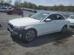 Salvage cars for sale at Grantville, PA auction: 2017 Mercedes-Benz C 300 4matic