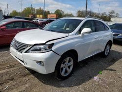 Salvage cars for sale from Copart Columbus, OH: 2015 Lexus RX 350 Base