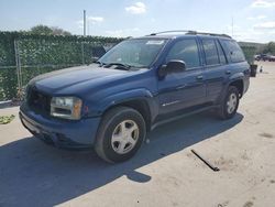 Salvage cars for sale from Copart Orlando, FL: 2002 Chevrolet Trailblazer