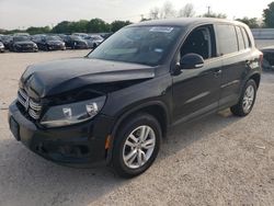 Salvage cars for sale at San Antonio, TX auction: 2014 Volkswagen Tiguan S