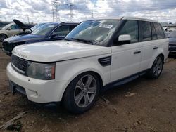 Salvage cars for sale at Elgin, IL auction: 2010 Land Rover Range Rover Sport HSE
