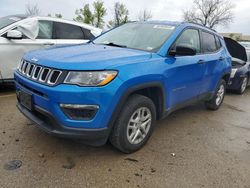 Salvage cars for sale at Bridgeton, MO auction: 2017 Jeep Compass Sport
