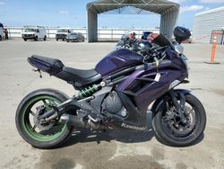 Salvage motorcycles for sale at San Diego, CA auction: 2016 Kawasaki EX650 F