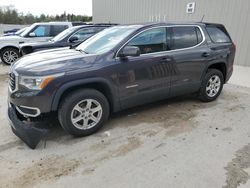 Salvage cars for sale at Franklin, WI auction: 2017 GMC Acadia SLE