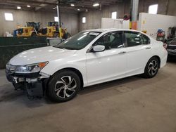 Salvage cars for sale at Blaine, MN auction: 2016 Honda Accord LX