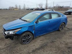 Salvage cars for sale from Copart Montreal Est, QC: 2021 KIA Forte EX