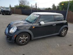 Vehiculos salvage en venta de Copart San Martin, CA: 2013 Mini Cooper