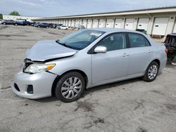 Salvage cars for sale from Copart Louisville, KY: 2013 Toyota Corolla Base
