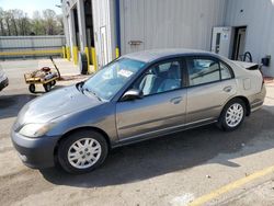Salvage cars for sale at Rogersville, MO auction: 2005 Honda Civic LX