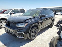 Salvage cars for sale at Houston, TX auction: 2021 Volkswagen Atlas SE