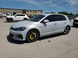 Salvage cars for sale at Wilmer, TX auction: 2018 Volkswagen GTI S