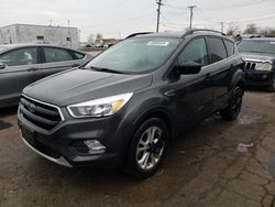 Salvage cars for sale at Chicago Heights, IL auction: 2018 Ford Escape SE