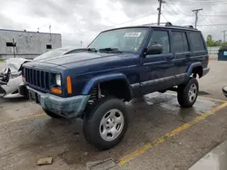 Salvage cars for sale from Copart Chicago Heights, IL: 2000 Jeep Cherokee Sport