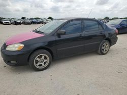 Salvage cars for sale from Copart San Antonio, TX: 2007 Toyota Corolla CE