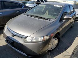 Salvage cars for sale from Copart Martinez, CA: 2006 Honda Civic Hybrid