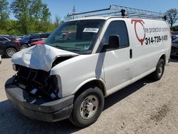 Salvage trucks for sale at Bridgeton, MO auction: 2014 Chevrolet Express G2500