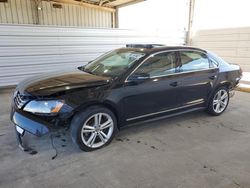Salvage cars for sale from Copart Grand Prairie, TX: 2012 Volkswagen Passat SEL