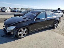 Salvage cars for sale at Martinez, CA auction: 2010 Mercedes-Benz S 550
