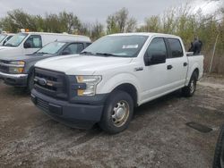 Salvage cars for sale at Woodhaven, MI auction: 2015 Ford F150 Supercrew