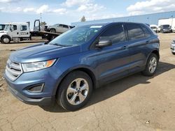 Salvage cars for sale at Woodhaven, MI auction: 2018 Ford Edge SE