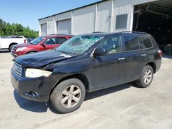 Toyota Highlander salvage cars for sale: 2008 Toyota Highlander