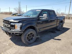 Salvage cars for sale at Montreal Est, QC auction: 2018 Ford F150 Supercrew