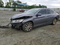 Salvage cars for sale at Spartanburg, SC auction: 2015 Honda Accord EXL