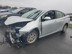 Salvage cars for sale at Assonet, MA auction: 2016 Toyota Prius