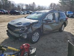 Salvage cars for sale at North Billerica, MA auction: 2019 Subaru Outback 2.5I Premium