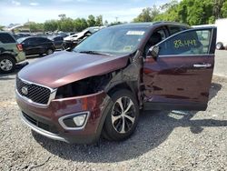 Salvage cars for sale from Copart Riverview, FL: 2017 KIA Sorento EX