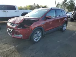Salvage cars for sale from Copart Denver, CO: 2015 Ford Escape Titanium