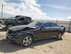 Salvage cars for sale at Andrews, TX auction: 2017 Mercedes-Benz S 550