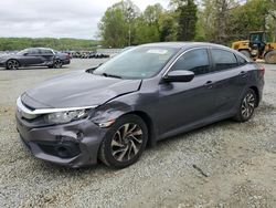 Salvage cars for sale from Copart Concord, NC: 2016 Honda Civic EX