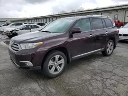 Salvage cars for sale at Louisville, KY auction: 2011 Toyota Highlander Limited