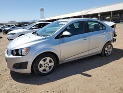 Chevrolet Sonic LS salvage cars for sale: 2016 Chevrolet Sonic LS