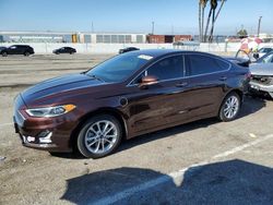 Salvage cars for sale at Van Nuys, CA auction: 2019 Ford Fusion Titanium