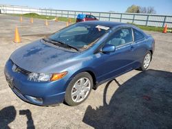 Salvage cars for sale at Mcfarland, WI auction: 2006 Honda Civic LX