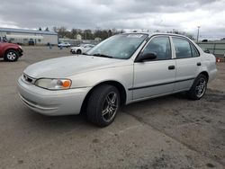 Toyota Corolla VE salvage cars for sale: 2000 Toyota Corolla VE