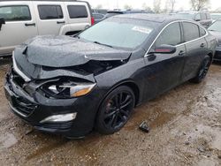 Salvage cars for sale at Elgin, IL auction: 2021 Chevrolet Malibu LT
